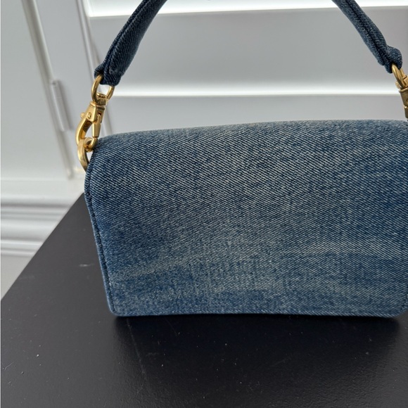 NWOT Lauren Ralph Lauren Washed Denim Small Tayler Crossbody Bag✨ Brand New - Picture 10 of 16